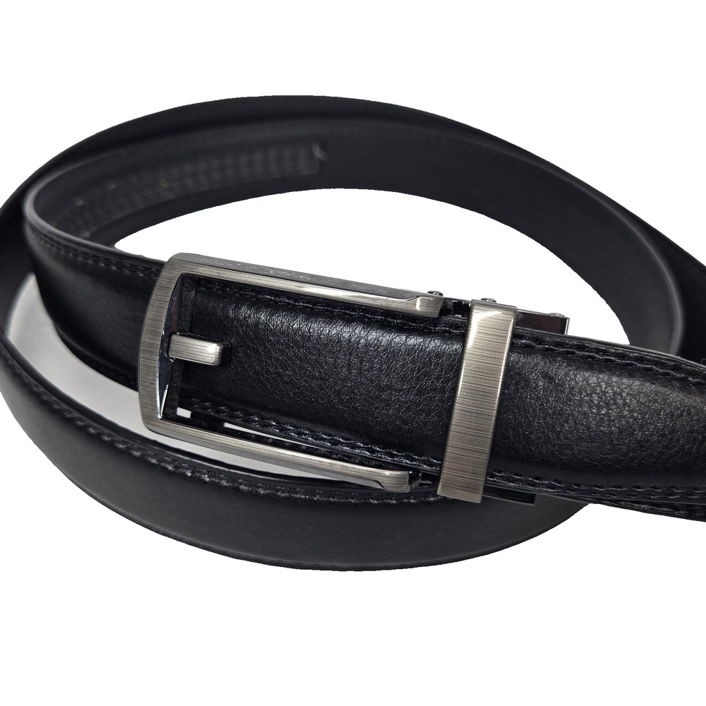 Comfort Click Belt Mens 44 Black Adjustable Ratchet Track Business Career Work